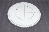 Disc Kumihimo, rotund, 15x0.95 cm, 64 de sloturi